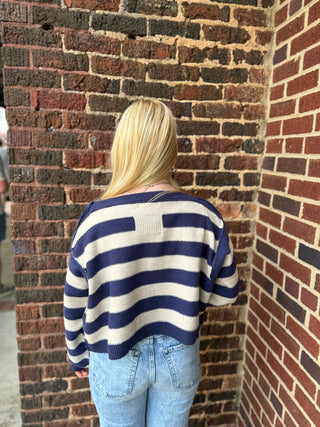 Misses Weekend Blues Sweater