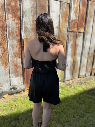 Misses Halter Haze Romper