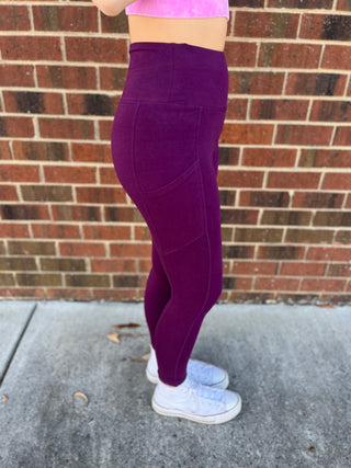 Check Me Out Leggings | Plum