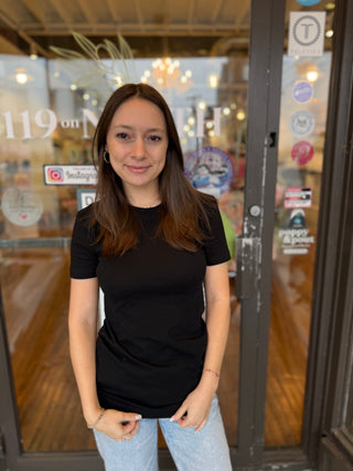 Misses Crew Neck Basic