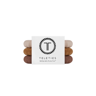 Teleties Espresso Yourself Small Nylon Hair Ties