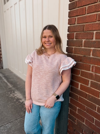 Misses Cotton Candy Stripe Top