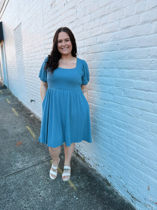plus size denim babydoll dress Plus Size Denim Dress: Blue Midi Jean Dress Plus Size - Babydoll Off Shoulder Dresses