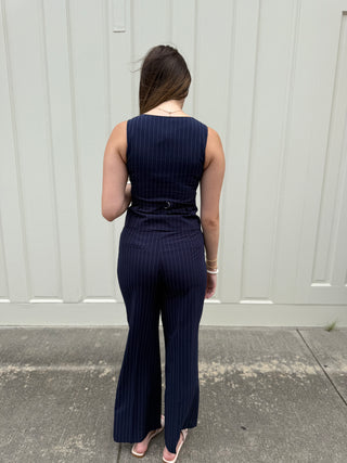 Misses Pin Stripe Vest