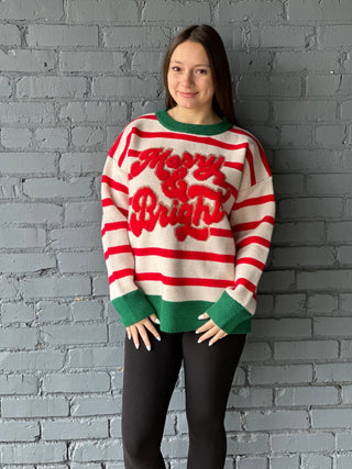 Misses Merry & Bright Sweater in Two Colors