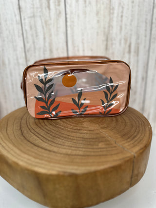 Clear Boho Make-Up Bags | Plants