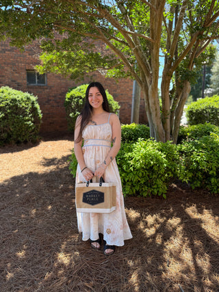 Misses Milkmaid Floral Midi Dress