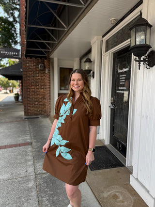 Misses Fall Leaf Dress