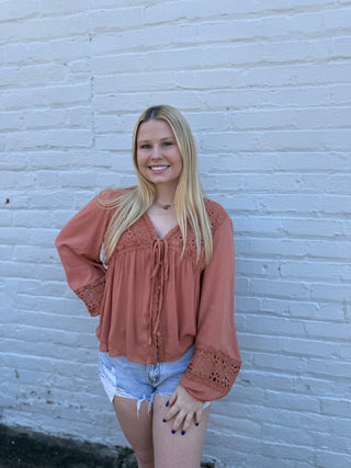 Misses Sunset Stroll Top