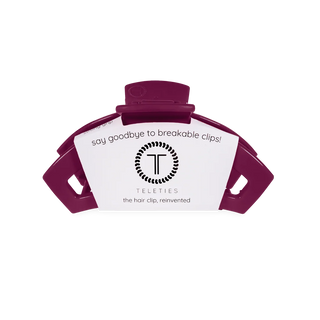 Teleties Open Medium Claw Clip | Mulberry