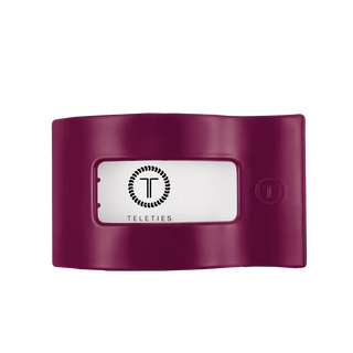 Teleties Medium Flat Rectangle Hair Clip | Mulberry