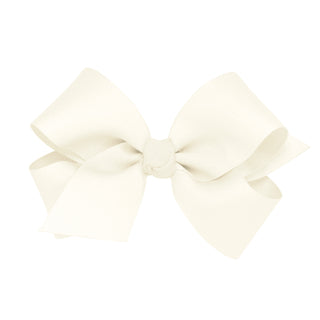 Wee Ones Medium Classic Bow | Antique White