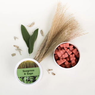 Happy Wax Melts Eco Tin | Seagrass + Sage