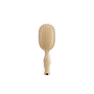 Teleties Mini Detangler Hair Brush for Medium Hair | Tan