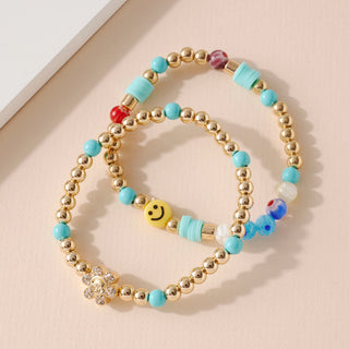 The Happy Dayz Bracelet Set | Teal