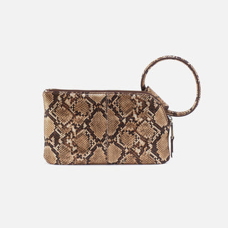 Hobo Sable Wristlet | Golden Snake