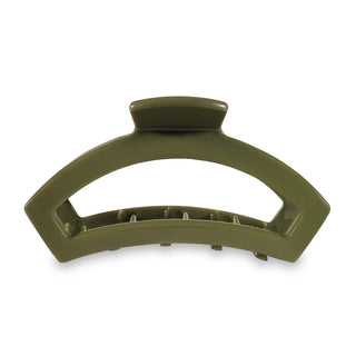 Teleties Open Large Claw Clip | Olive