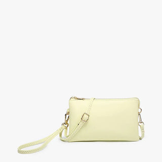 The Riley 3 Compartment Bag | Pale Yellow