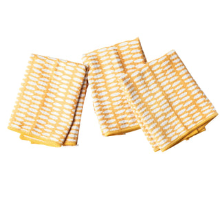 Once Again Home Co. Mighty Mini Towel 3pk | Beans-Yellow