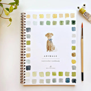 Emily Lex Studio Watercolor Workbook | Animals