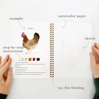 Emily Lex Studio Watercolor Workbook | Animals