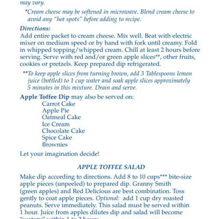 Apple Toffee Mix
