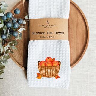 Fall Dish Towel | Apple Basket