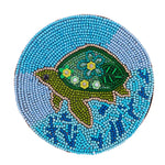 Right At Home Coaster | Beaded Turtle