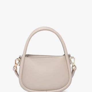 Mini Crossbody w/ Dual Handles |Beige