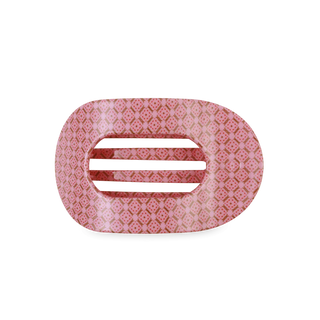 Teleties Small Flat Round Hair Clip | Berry Cozy