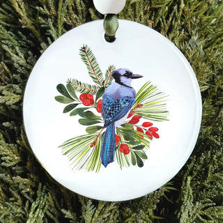 Christmas Ornament | Blue Jay