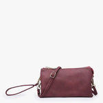 The Riley 3 Compartment Bag | Maroon