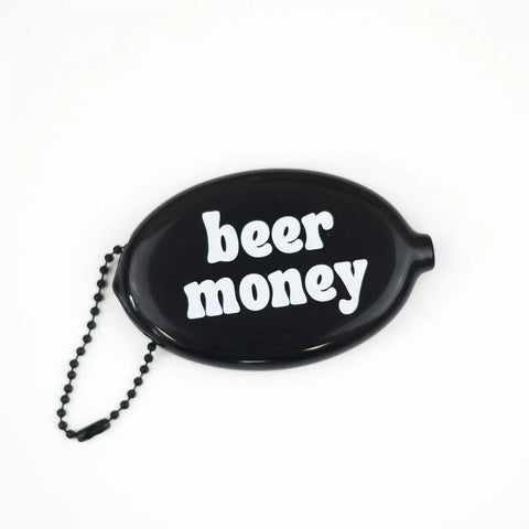 Retro Coin Pouch Keychain | Beer Money