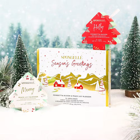 Spongellé Holiday Gift Set | Seasons Greetings