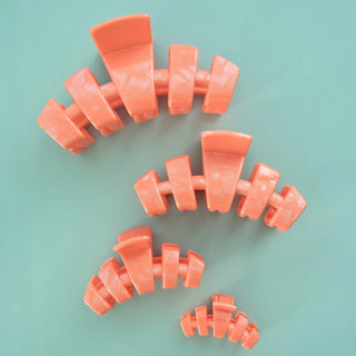Teleties Classic Small Claw Clip | Dreamsicle
