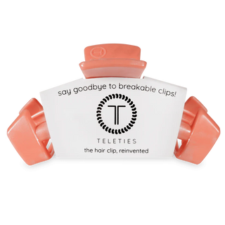 Teleties Classic Small Claw Clip | Dreamsicle
