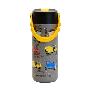 Fidget Handle Kids Stainless Bottle 18oz Construction