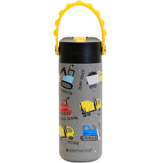 Fidget Handle Kids Stainless Bottle 18oz Construction