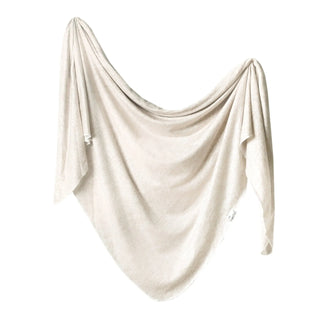 Copper Pearl Single Knit Blanket | Oat