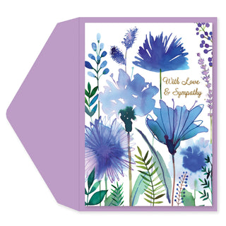 Greeting Card Sympathy Wildflowers