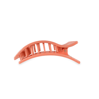 Teleties Small Flat Rectangle Hair Clip | Dreamsicle