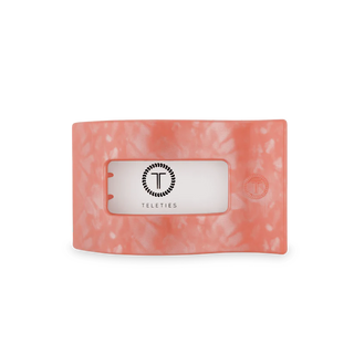 Teleties Medium Flat Rectangle Hair Clip | Dreamsicle