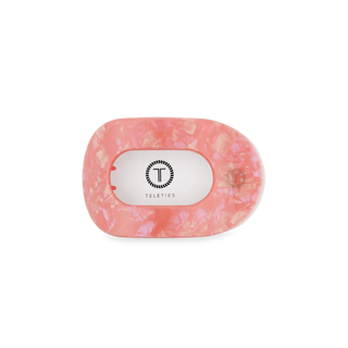 Teleties Large Flat Round Hair Clip | Dreamsicle