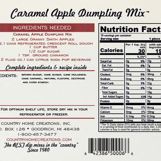 Artisan Kitchen- Caramel Apple Dumpling Mix