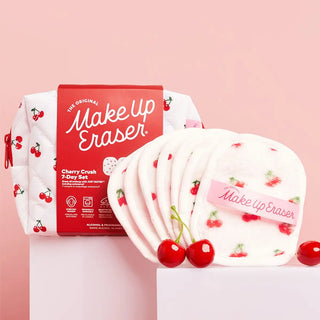 The Original Makeup Eraser Cherry Crush 7-Day Set & Makeup Bag Gift Set