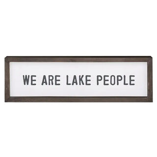 Face to Face Wood Sign-Lake People