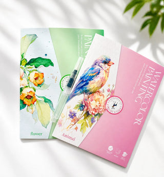 Watercolor Painting Kit-Flowers