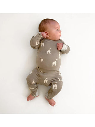 Gunamuna Convertible Pajamas | Giraffe Maple