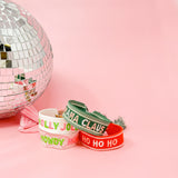 Holiday Woven Word Bracelet