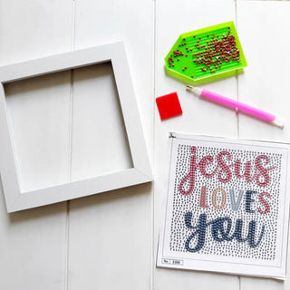 Jesus Loves You Diamond Art Kit